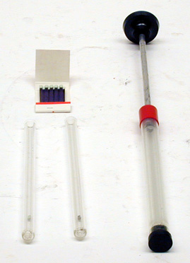 Fire Syringe, Matches (Match heads), and Cotton.