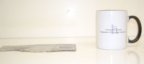 Wood's or Field's metal and Cup of water