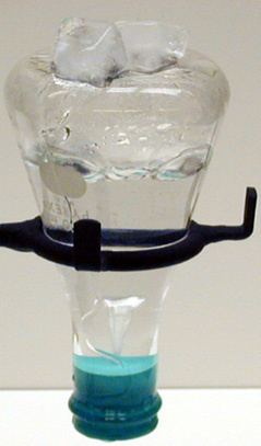 Flask, Water, Ice, and Flask stopper