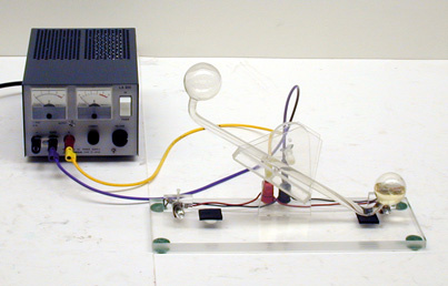 Franklin's pulse glass, Stand for pulse glass