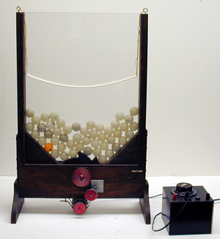 Mechanical model of kinetic theory