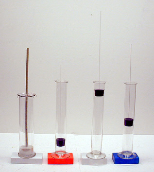 4 Cylinders with Cork Plungers