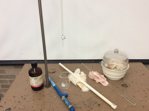 Set up for Electrostatic Deflection Demo
