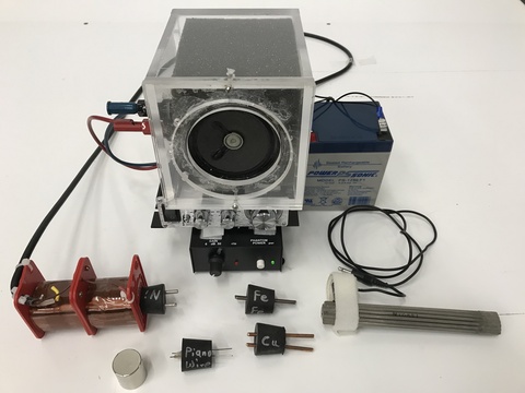 Set up for Barkhausen Effect Demo