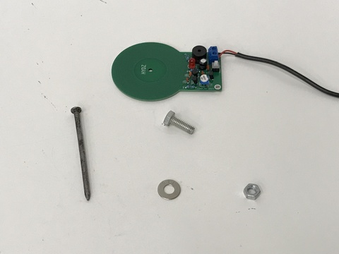 Metal Detector Kit, Metal pieces