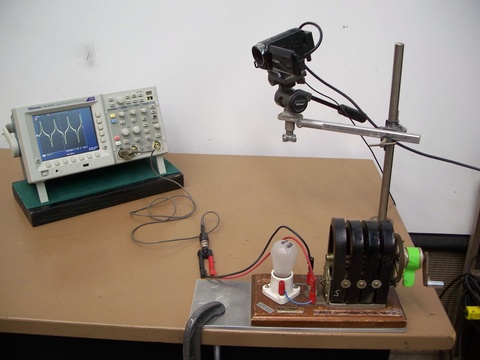 Hand Crank Generators with Light Bulbs,