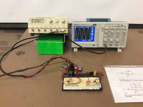 Active RC Low-Pass Filter