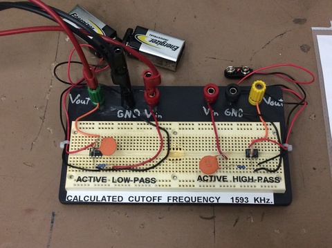 Active RC Low-Pass Filter
