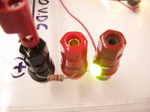 Diode PN Junction Circuit Board Close up 