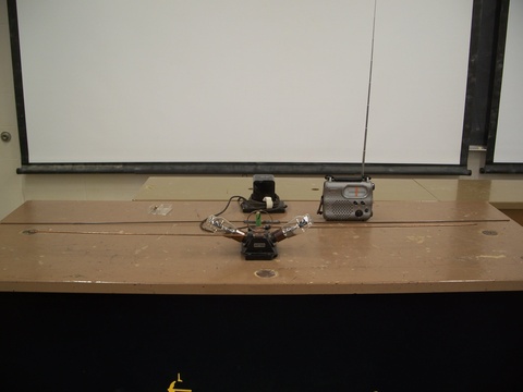 Radio Transmitter Setup with Radio