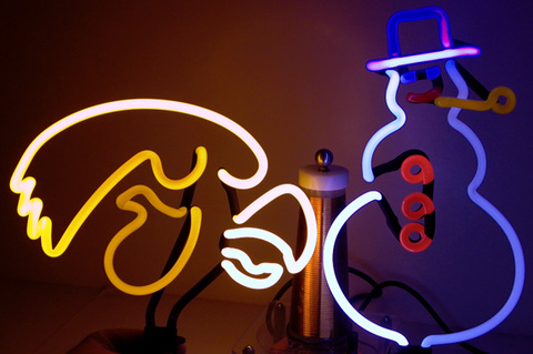 Neon Signs and Tesla Coil 