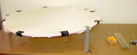 Hula Hoop with Stretched Spandex