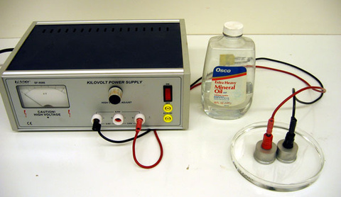 High Voltage Power Supply, Aluminum cylinder electrodes