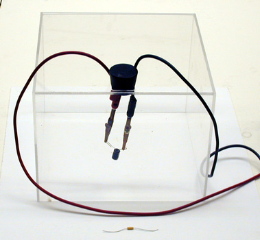 Close up of Blow a Capacitor demo