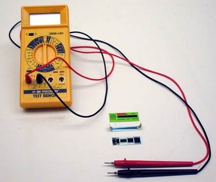 Voltmeter, tapered resistors