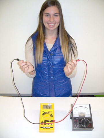 Digital or Analog VOM, leads with exposed ends, 1 Human