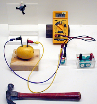 Set up for Lemon Battery Demo