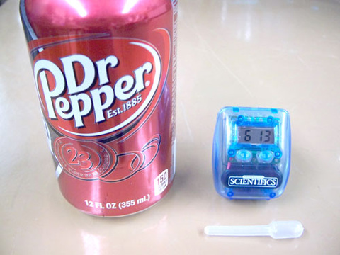 Dr. Pepper and Clock 