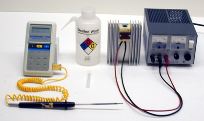 Set up for Thermoelectric Cooler