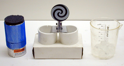 Set up for Thermoelectric Cooler Demo