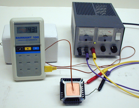 Set up for Thermoelectric Cooler