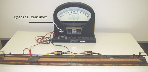 Two 'D' Cell Batteries, Uniform Slide Wire, Galvanometer