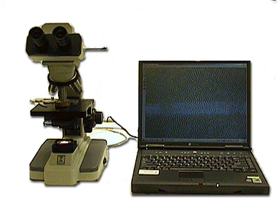 Digital Microscope, Lap Top Computer