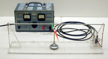 Weather Vane Compass Under a Wire and 6 Volt DC/30 Amp Power Supply