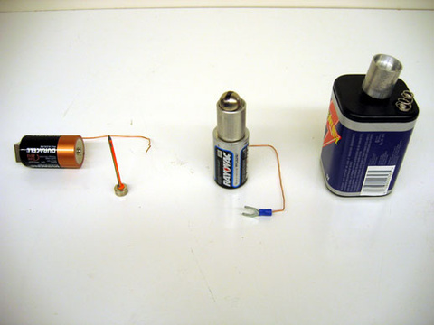 Battery, Magnet, Spacer Cup, Copper Wire