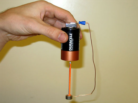 Battery, Magnet, Nail, Copper Wire