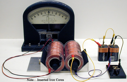 Induced Currents using Two Coils Demo