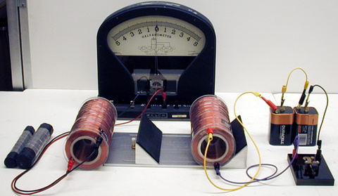 Induced Currents using Two Coils Demo