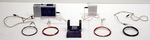 Portable Radio/Tape Player, Turn Coils, Speaker/Amplifier, Iron Cores 