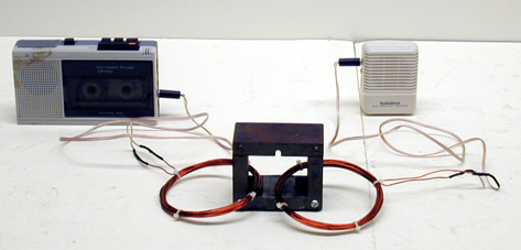 Portable Radio/Tape Player, Turn Coils, Speaker/Amplifier, Iron Cores 