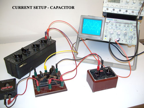 Lead - Lag - Current Setup - Capacitor