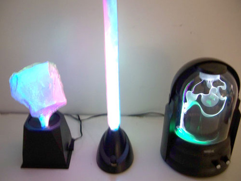 Pickle Jar Plasma Globe Display