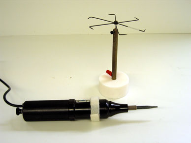 Tesla Coil and Pinwheel