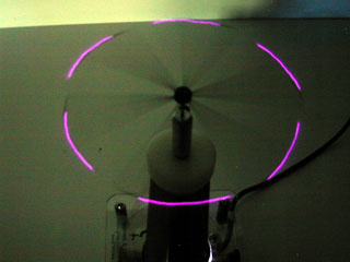 Tesla Coil and Pinwheel