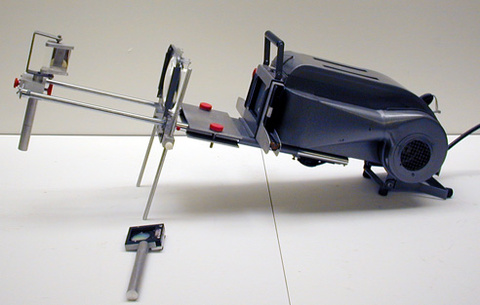 White light projector with 1000 watt bulb