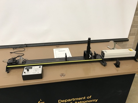 Rotating Mirror Speed of Light Unit