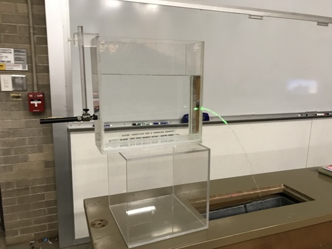 Water Stream Light Pipe Demo