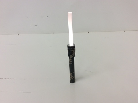 Glue Stick on FlashLight