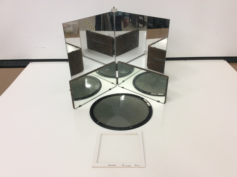 Large Corner Cube & Quarter Wave Plate Demo