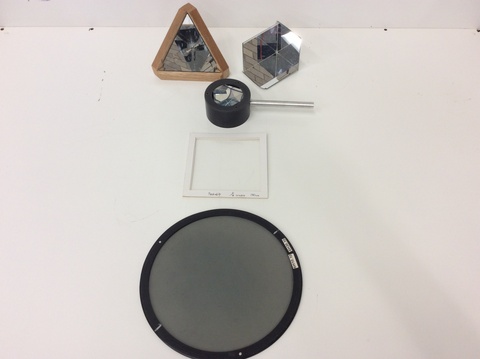 Large Corner Cube & Quarter Wave Plate Demo