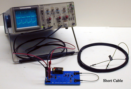 Speed of Light unit, Oscilloscope