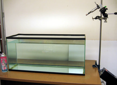 Laser and Tank Setup