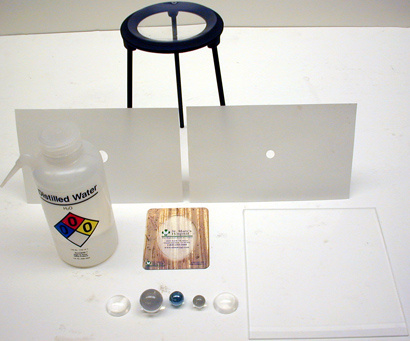 Water Drop Lens Setup