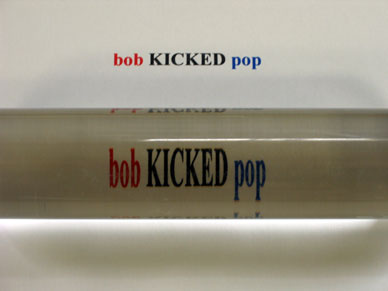 Cylindrical Lens Over Notecard