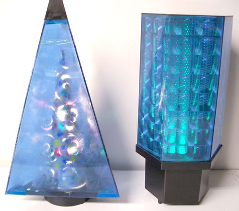 Fiber Optics Lamps with Fresnel Lenses