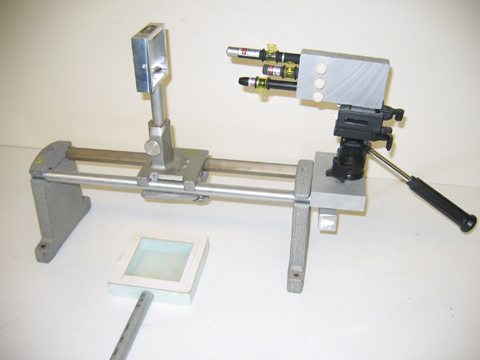 Mercury, White Light, and Laser Spectra Set up